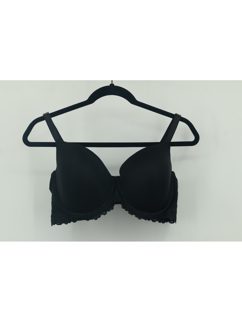 New Natori Renew 40D Full Fit Contour Lace Underwire T-Shirt Bra Black 731233